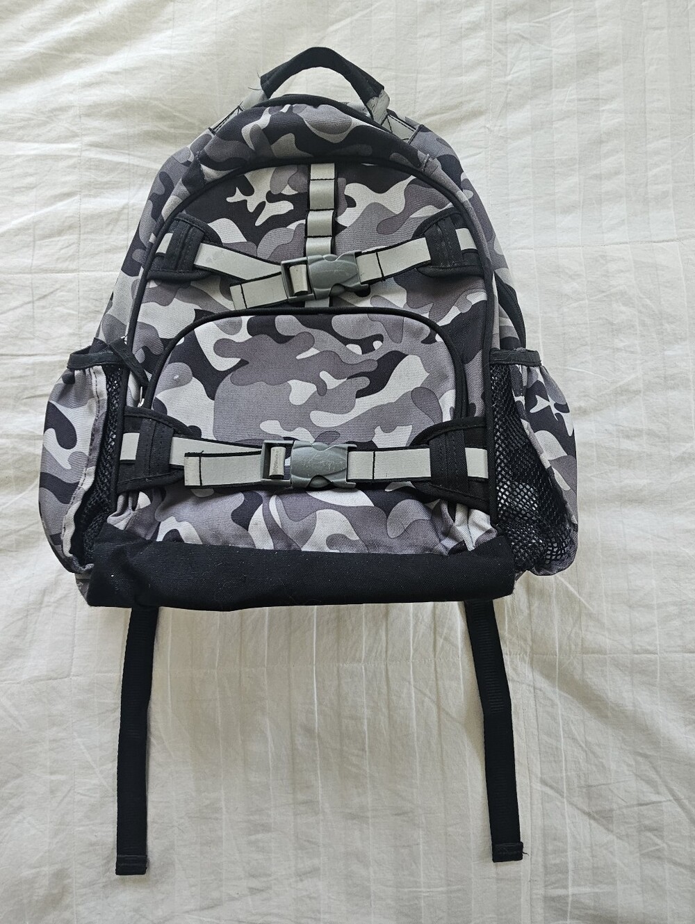 Pottery Barn Kids Mackenzie Backpack In Classic Camouflage Black & Gray, Large